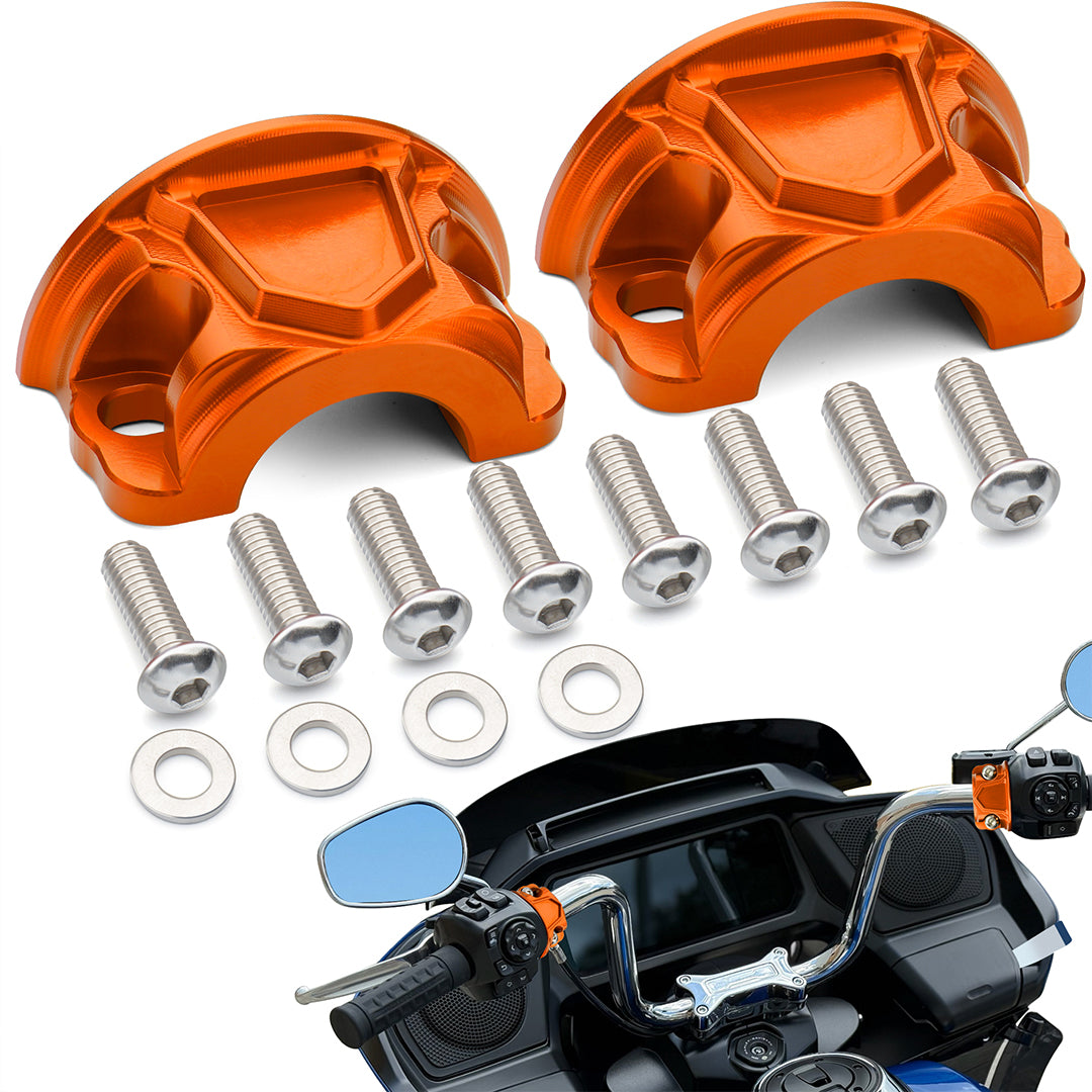 Clutch Brake Perch Clamp Halves for 1996-Later Harley