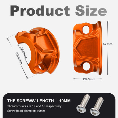 Clutch Brake Perch Clamp Halves for 1996-Later Harley