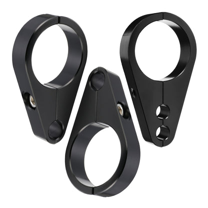 1.25" Universal Motorcycle Handlebar or Frame Mount Clutch Throttle Cable Clamp or Brake Line Clips Single Hole