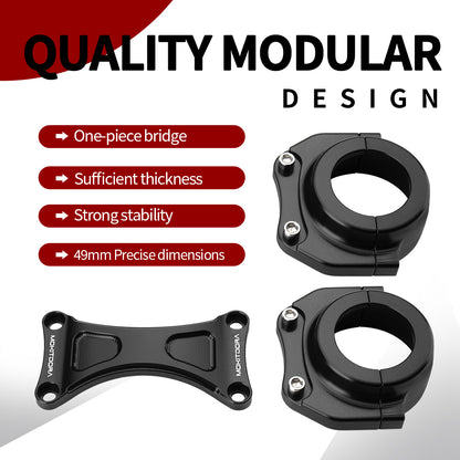 49mm Front Fork Brace for 2018-Later Harley Softail