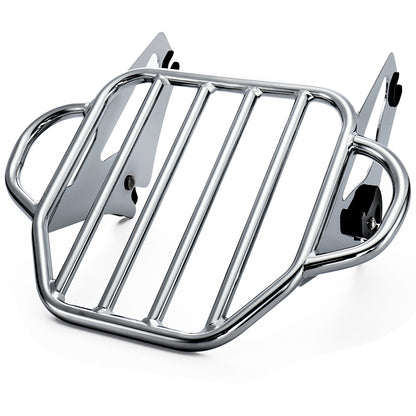 Detachable Two-Up Luggage Rack Rear Mounting Rack for 2009-Later Harley Touring