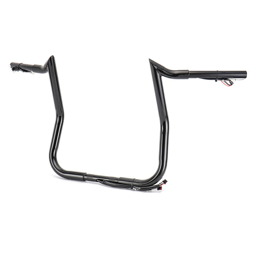 10"/12"/14" Prewired Meathook Handlebars for 2014-2015 Harley Touring