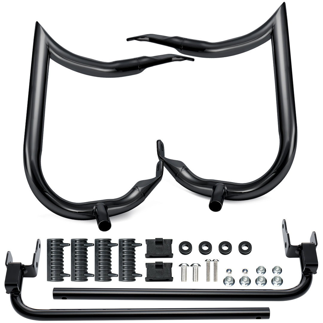 1.25" Saddlebag Guard Rear Crash Bars for 2023-Later Harley Touring