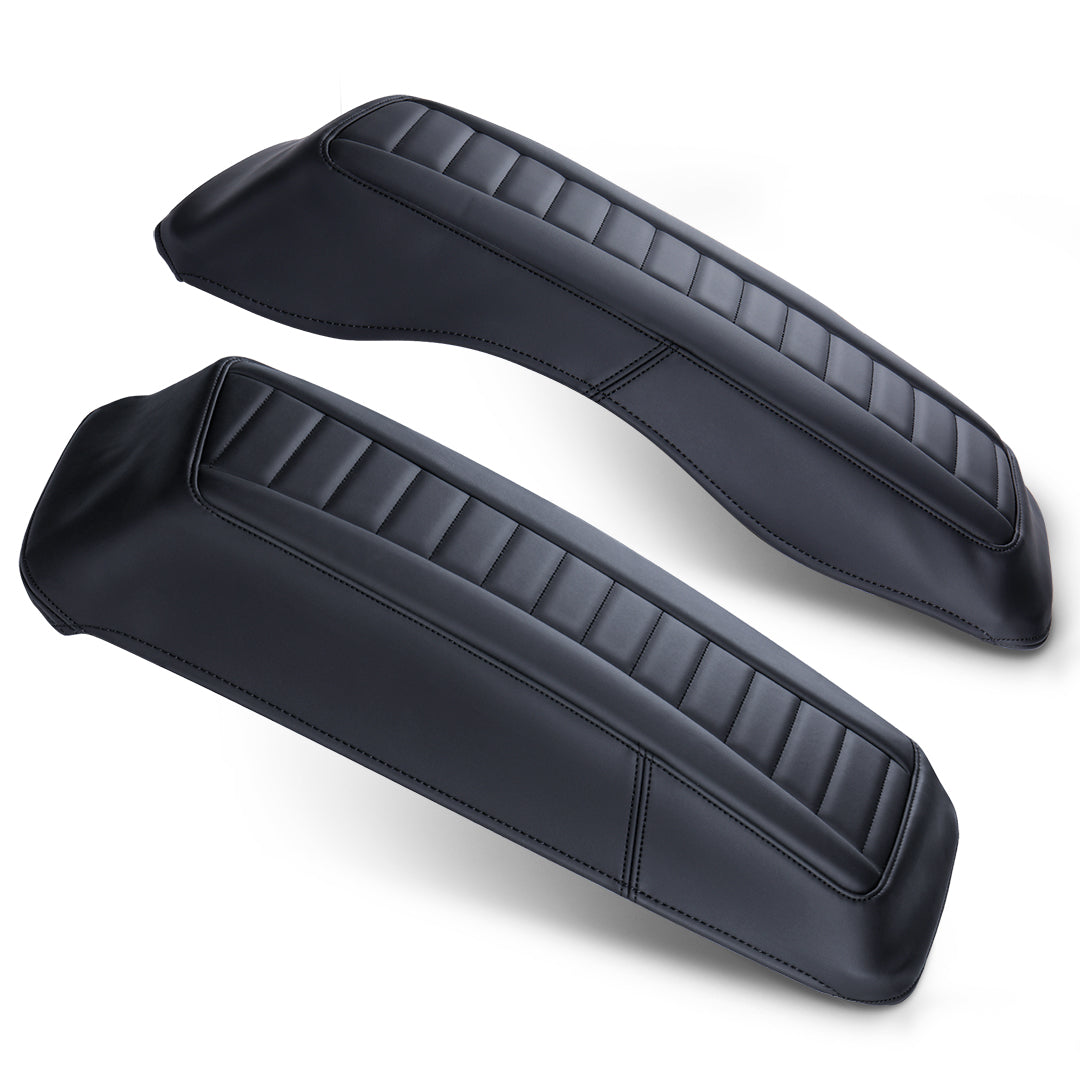 Saddlebag Lid Microfiber Leather Covers for 1993-2013 Harley Touring