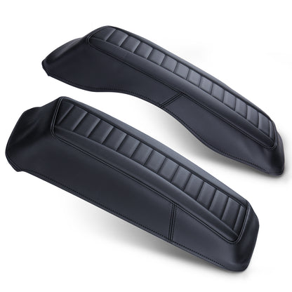 Saddlebag Lid Microfiber Leather Covers for 1993-2013 Harley Touring