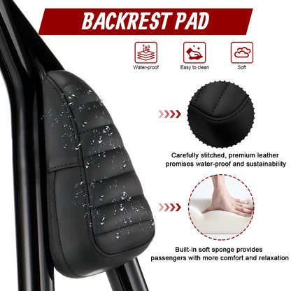 Sissy Bar Detachable Rear Passenger Backrest for 2006-2017 Harley Softail