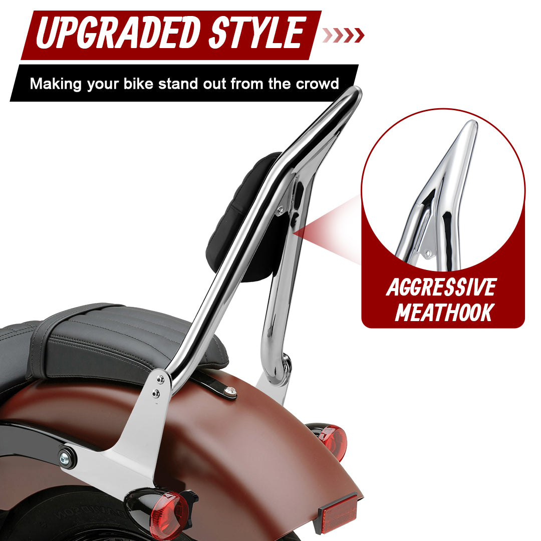 Sissy Bar Detachable Holdfast Backrest for 2018-Later Harley Softail