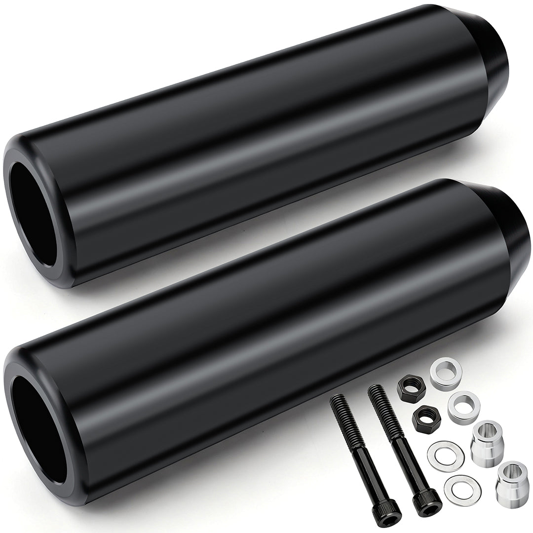 5.98" Upper Shock Mount Guard Frame Sliders Anti Crash Protector for 2006-2017 Harley Dyna