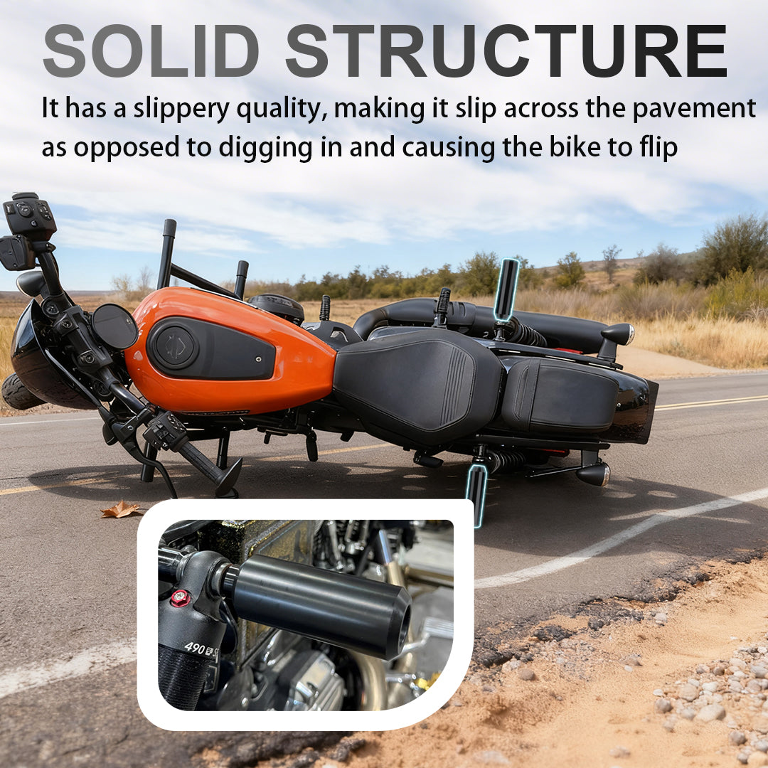 5.98" Upper Shock Mount Guard Frame Sliders Anti Crash Protector for 2006-2017 Harley Dyna