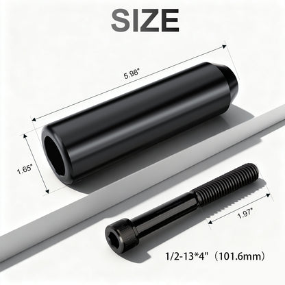 5.98" Upper Shock Mount Guard Frame Sliders Anti Crash Protector for 2006-2017 Harley Dyna