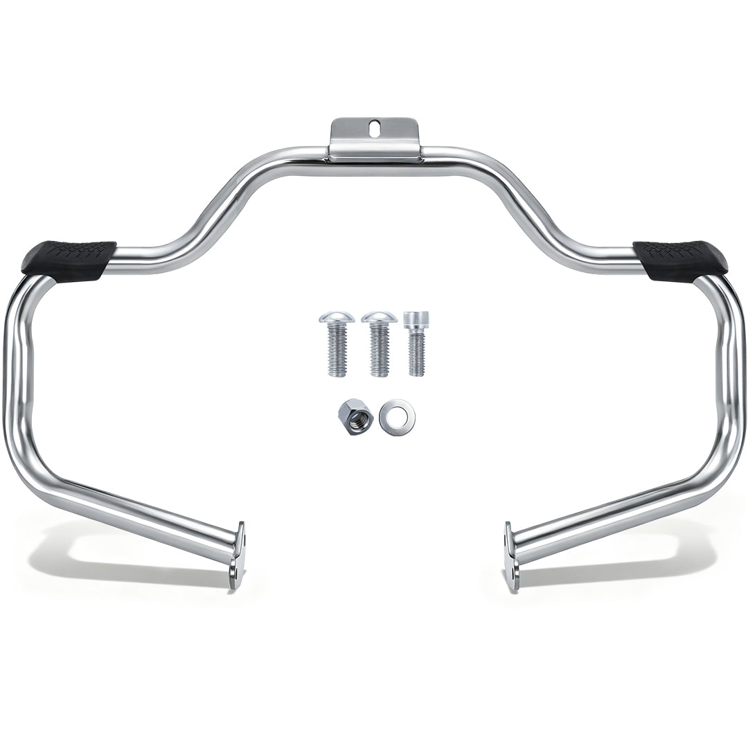 Engine Guard Highway Mustache Crash Bar 1.25" Fat for 2000-2017 Harley Softail