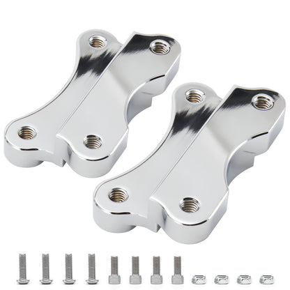 Front Fender Spacer Bracket Relocator Riser Kit for 1986-2017 Harley Softail