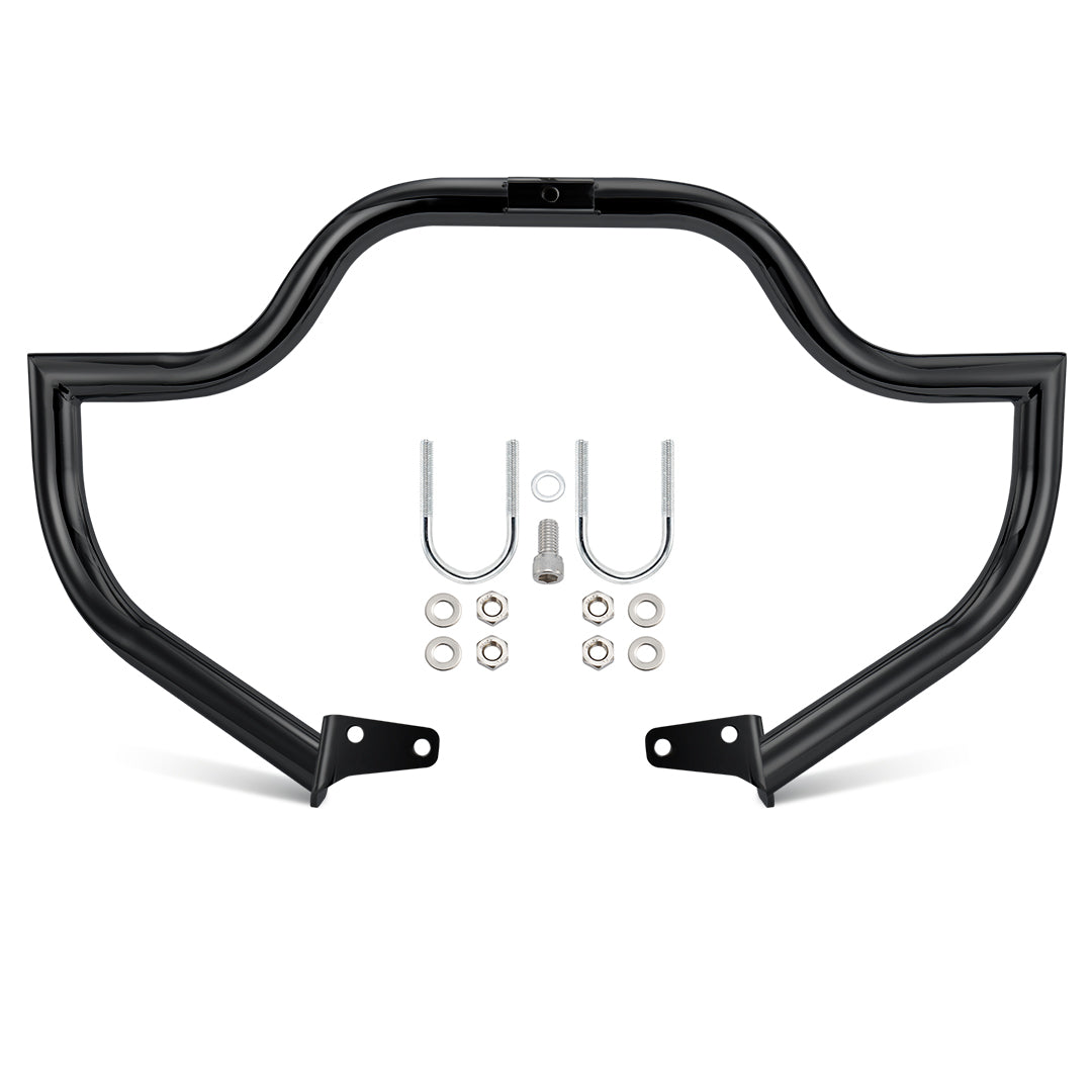 Meathook or Mustache Engine Guard Highway Crash Bar 1.5" Fat for 2006-2017 Harley Dyna