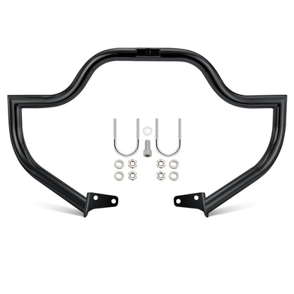 Meathook or Mustache Engine Guard Highway Crash Bar 1.5" Fat for 2006-2017 Harley Dyna