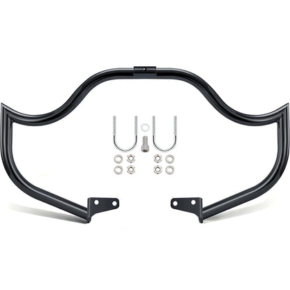 Meathook or Mustache Engine Guard Highway Crash Bar 1.5" Fat for 2006-2017 Harley Dyna