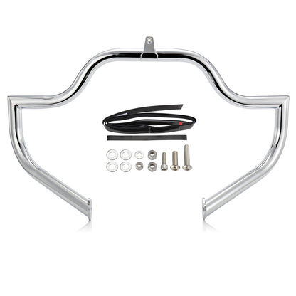 Meathook or Mustache Engine Guard Highway Crash Bar 1.5" Fat for 2009-Later Harley Touring