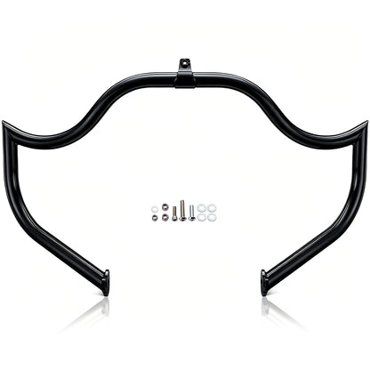 Meathook or Mustache Engine Guard Highway Crash Bar 1.5" Fat for 2009-Later Harley Touring