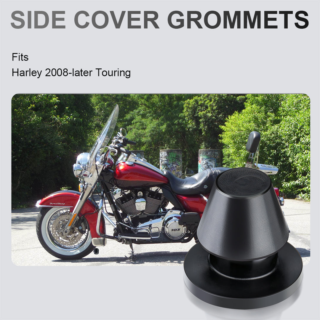 Universal 6pcs Rubber Side Cover Grommets for 2008-Later Harley Touring