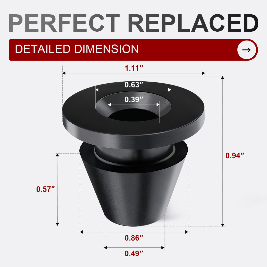 Universal 6pcs Rubber Side Cover Grommets for 2008-Later Harley Touring