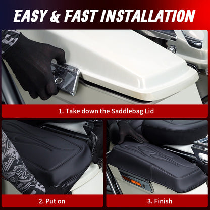 Saddlebag Lid covers for 2014-Later Harley Touring