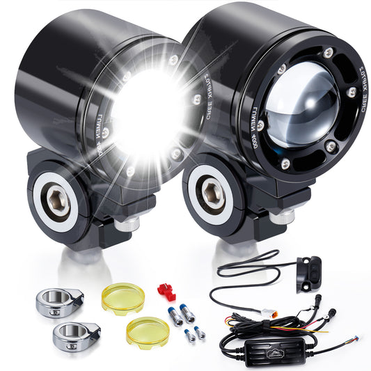 72W Waterproof Auxiliary Light Kit for Harley All 41MM Front Fork