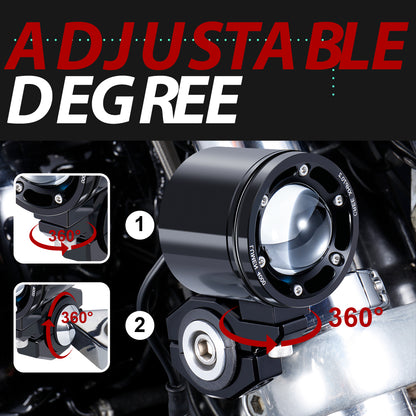 72W Waterproof Auxiliary Light Kit for Harley All 41MM Front Fork