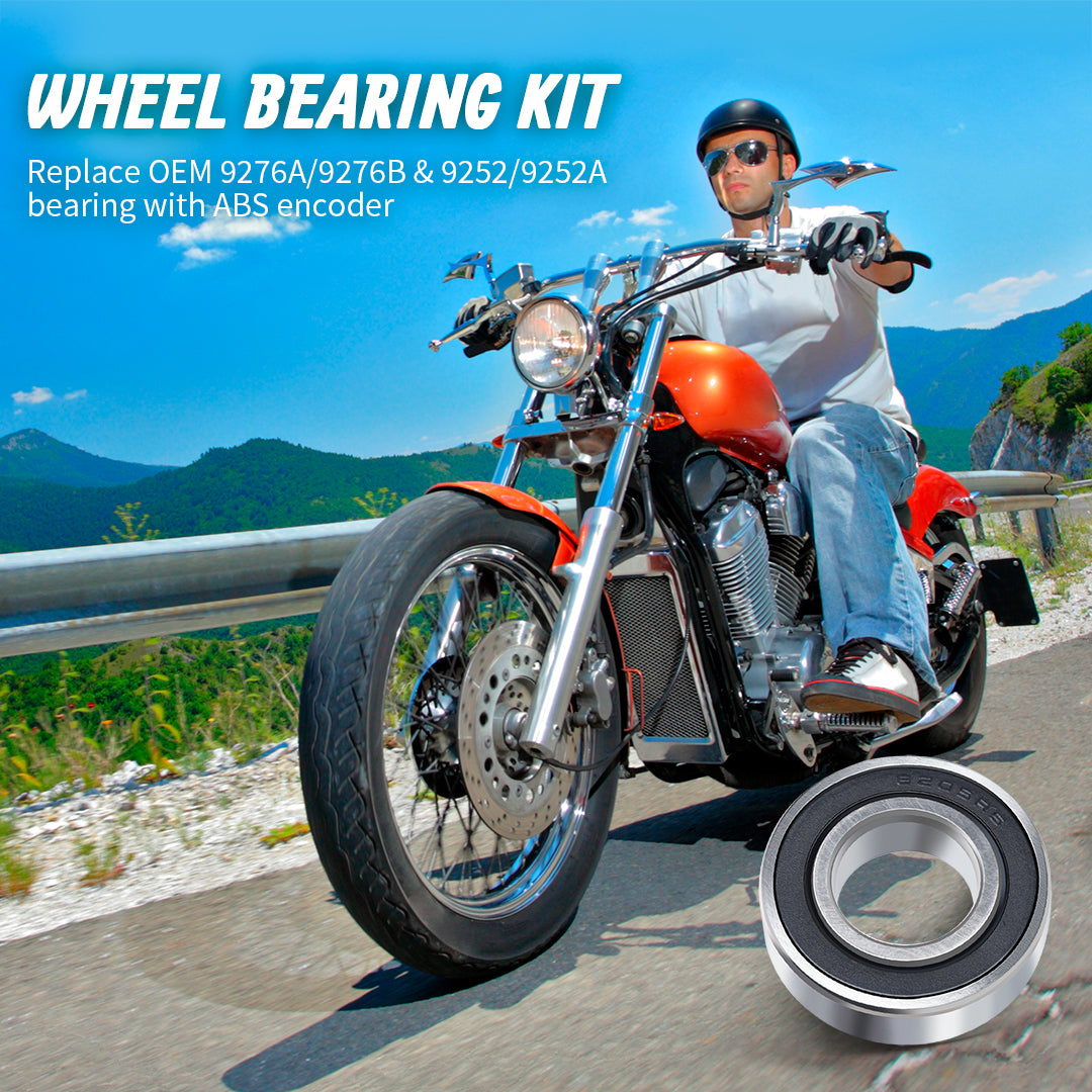 25mm Wheel Bearings Kit for 2008-2024 Harley with ABS
