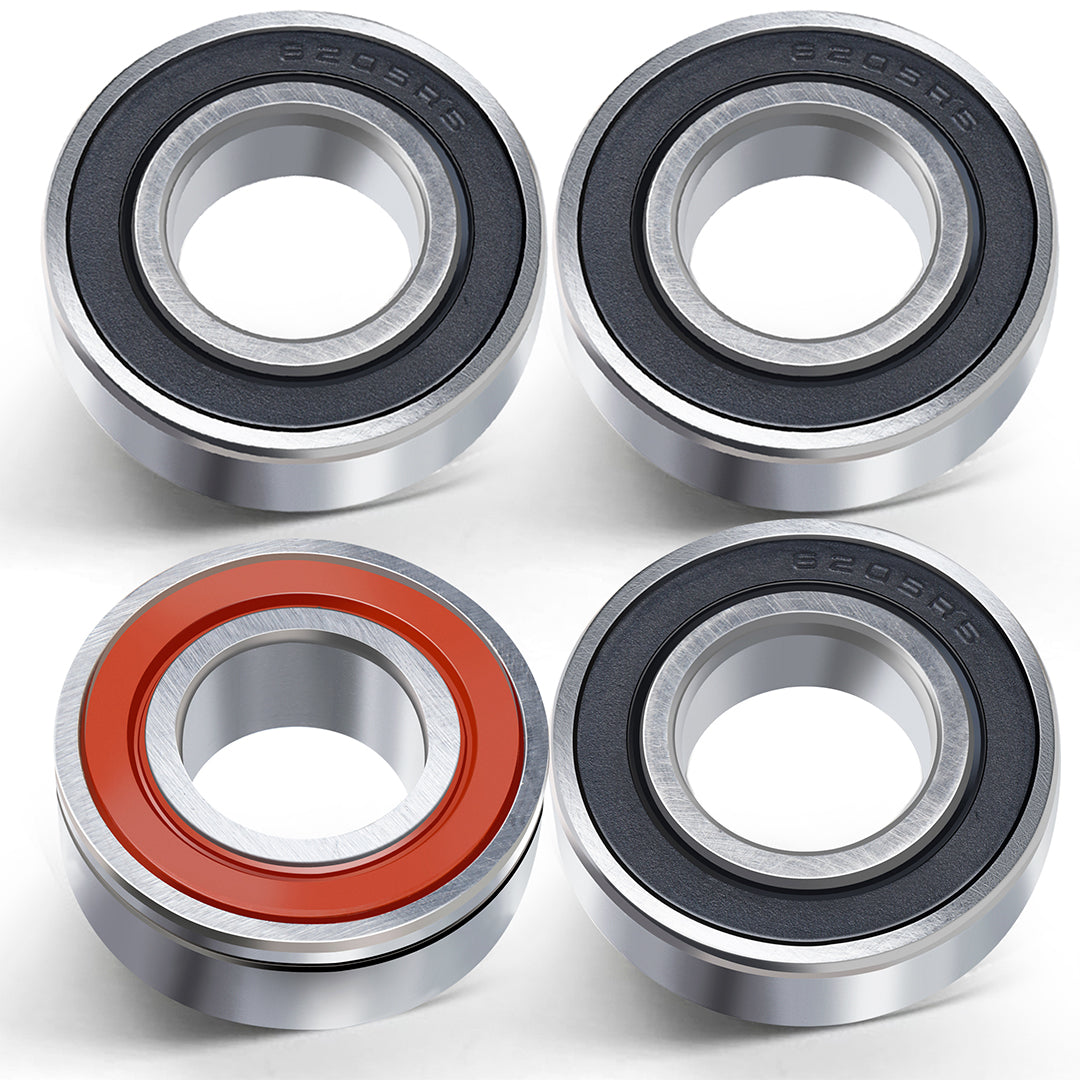 25mm Front/Rear Wheel Bearing Kit for 2009-2024 Harley Touring with ABS