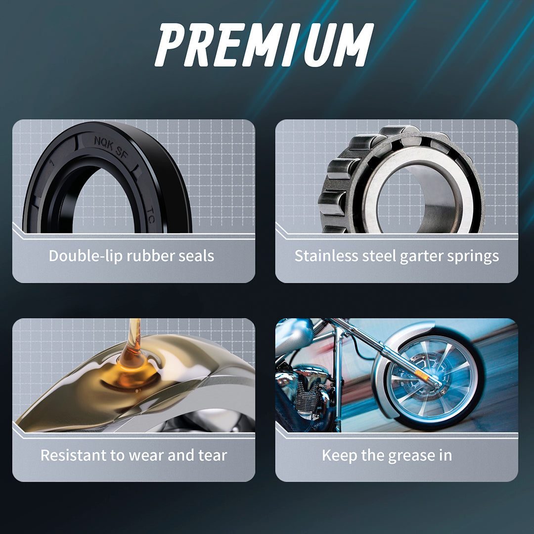 Wheel Bearings Front Bearing Seal Kit for 1977-1999 Harley Sportster