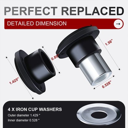 Handlebar Riser Bushings Damper Kit | Fits 1983-2026 Touring & 2018-2026 Softail