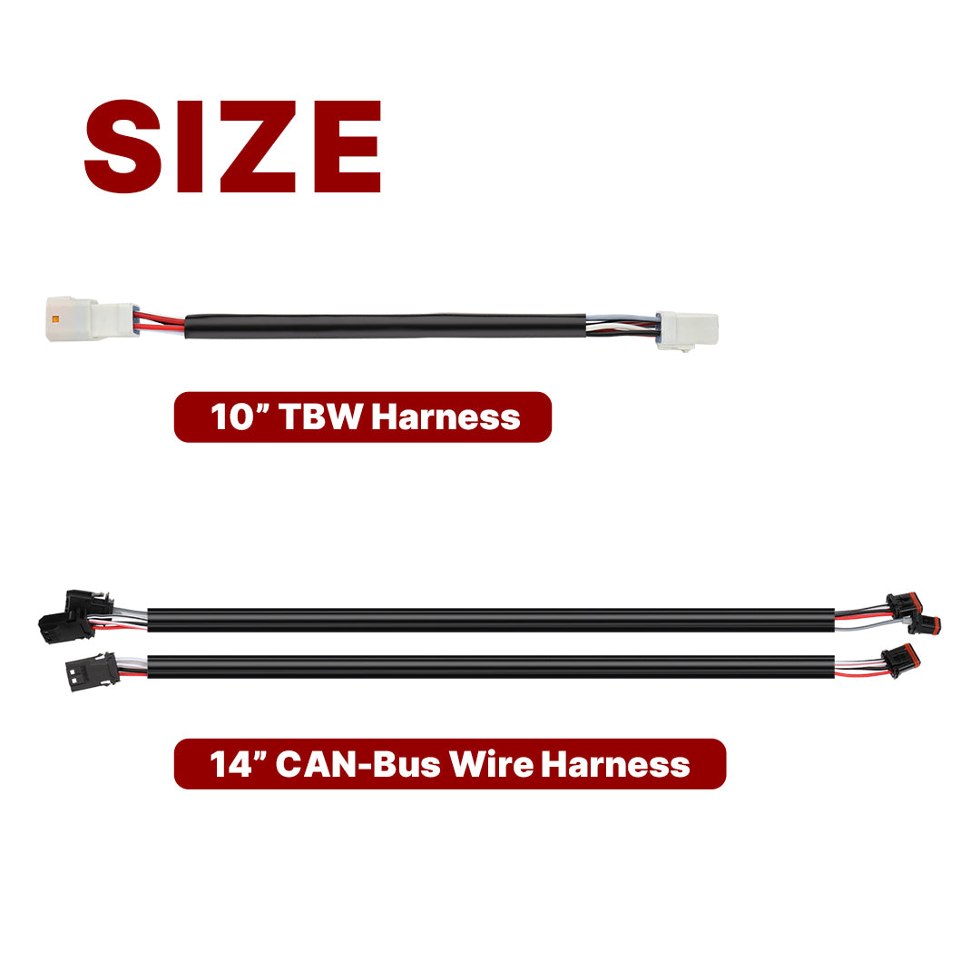 CAN-Bus Extensions & TBW Handlebar Wiring Kits for 2016-Later Harley Softail/Touring