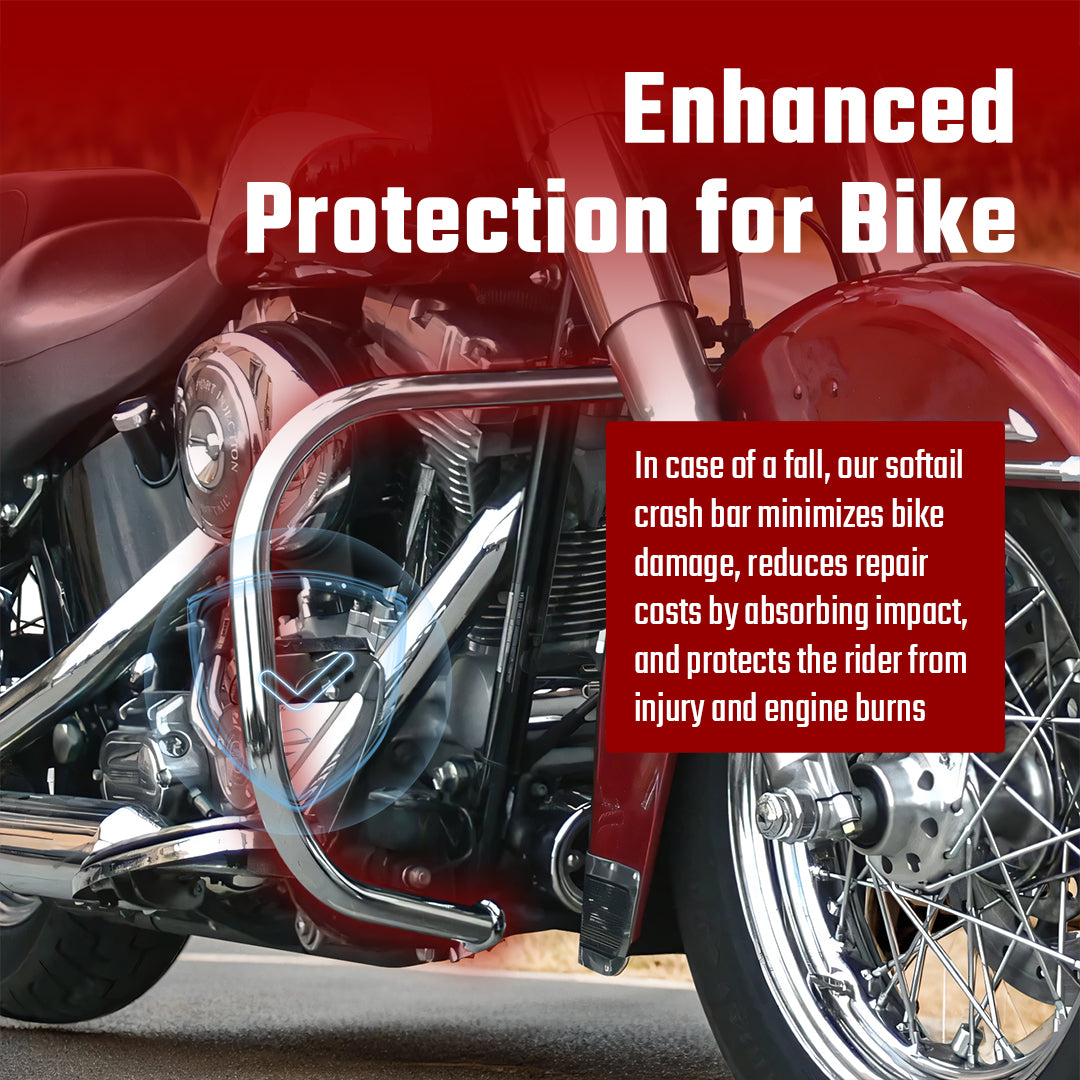 Engine Guard Crash Bar 1.25" for 2000-2017 Harley Softail