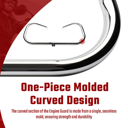 Engine Guard Crash Bar 1.25" for 2000-2017 Harley Softail