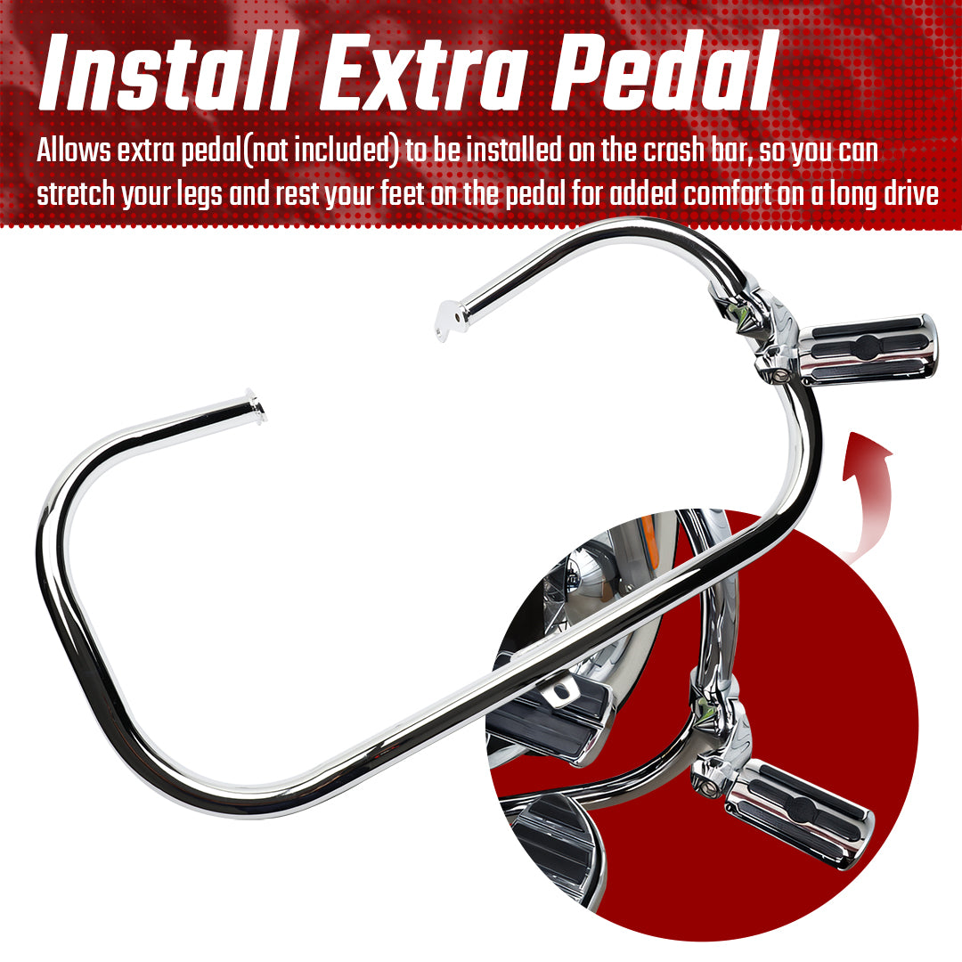 Engine Guard Crash Bar 1.25" for 2000-2017 Harley Softail