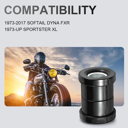 Handlebar Riser Bushings Damper Kit for Harley 1973-2017 Softail Dyna FXR 1973-Later Sportster XL