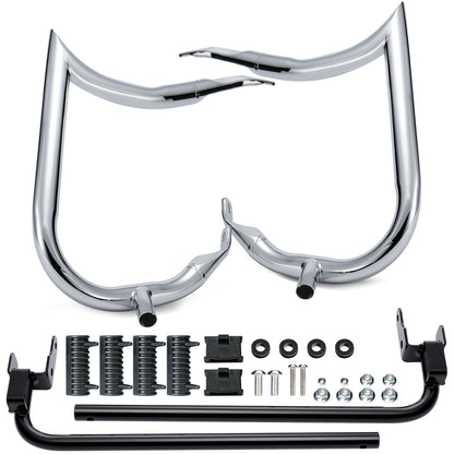 For Harley Touring 2014-Later 1.25 Inch Rear Saddlebag Bracket Guard Bars