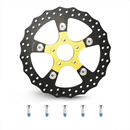 11.8" Front Brake Disc Rotors for Harley 2006-2017 Dyna 2015-Later Softail 2014-Later Sportster