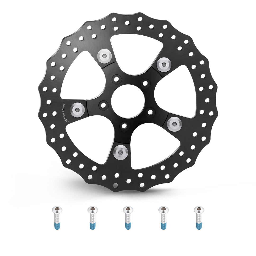 11.8" Front Brake Disc Rotors for Harley 2006-2017 Dyna 2015-Later Softail 2014-Later Sportster