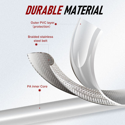 12"/14" Front Brake Lines Oil Hose for 2018-Later Harley Softail with ABS