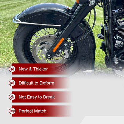 12"/14" Front Brake Lines Oil Hose for 2018-Later Harley Softail with ABS