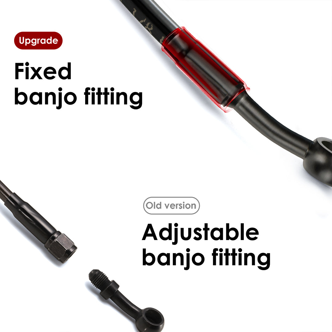 Front Brake Lines for 1996-2013 Harley Touring without ABS
