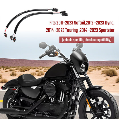 Handlebar Extended Wire Harness CAN-Bus Switch Wiring for 2011-Later Harley All Models