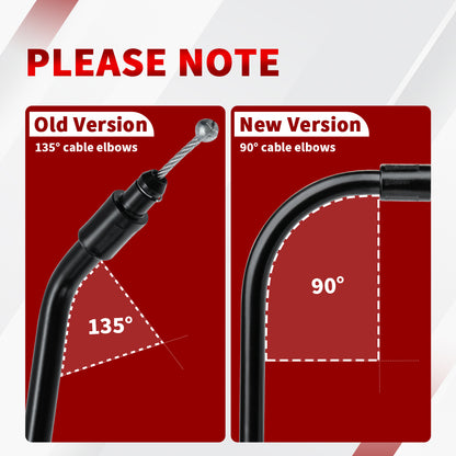 Throttle Cable Kits for 2007-2015 Harley Dyna/Softail/Sportsters