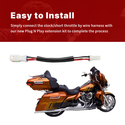 Electronic Throttle Wiring Extension Kits for 2016-Later Harley Softail Touring