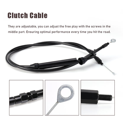 Handlebar Extended CAN-Bus Wiring Clutch Brake Line Throttle Cables and Turn Signal Harness for 2007-2010 Harley Softail