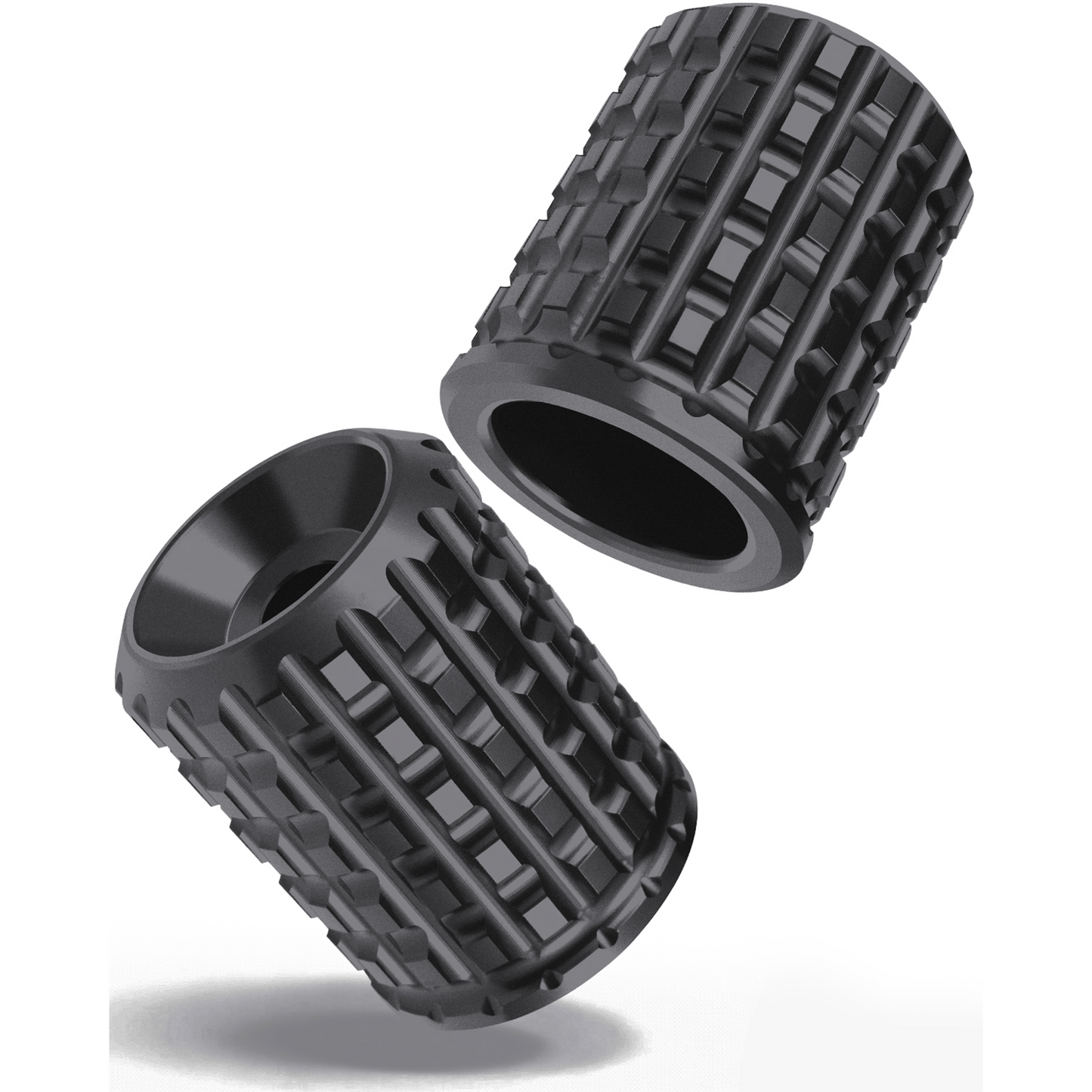 1.25" Highway Peg Crash Bar Slider End Replacement Kit CNC Aluminum Frame Sliders for Harley