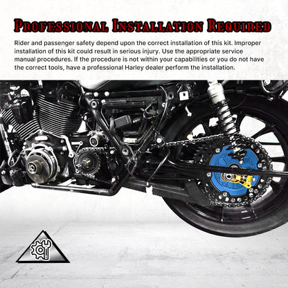 Belt Chain Drive Conversion Kit for 2009-Later Harley Touring