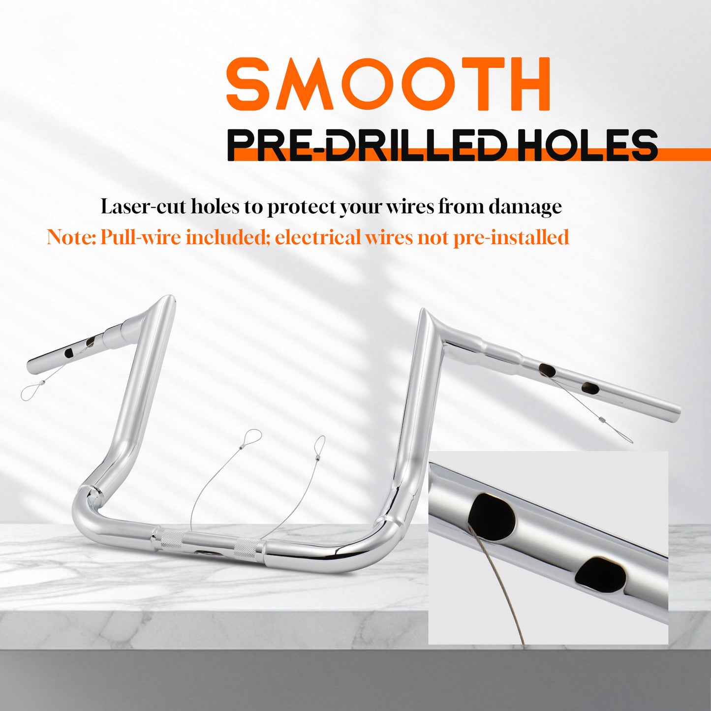 10"/12"/14" Handlebars for 2023-Later Harley Street Glide