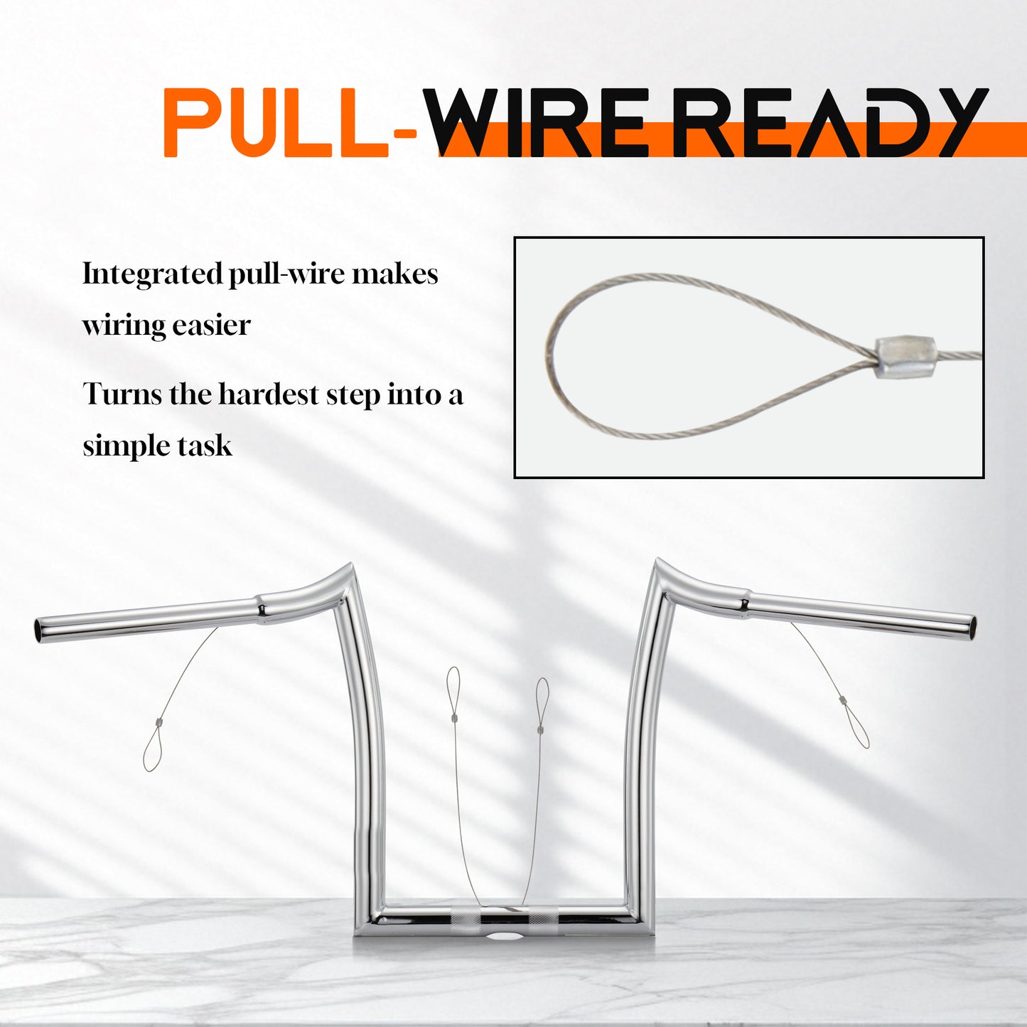 12/14/16 inch Meathook Ape Hangers for 2023-Later Harley Road Glide