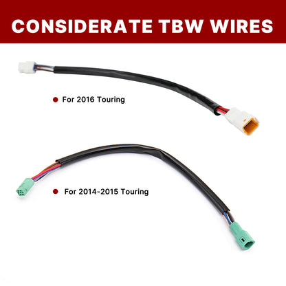 12"/14"/16" Extended Clutch Cable kits for 2014-2015 Harley Touring without ABS
